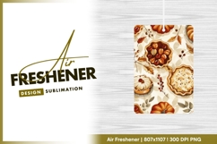 Autumn Pies and Pumpkins Illustration with air freshener Product Image 1
