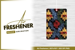 Knitted Fabric Close Up with Colorful air freshener Product Image 1