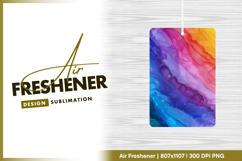 Colorful abstract alcohol ink swirl art painting Air Freshen Product Image 1