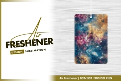 Cosmic Galaxy Nebula Painting with Blue air freshener Product Image 1