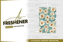 White Daisy Flowers with Orange Centers on air freshener Product Image 1
