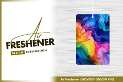 Colorful inkscape painting abstract art air freshener png Product Image 1