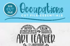 Art Teacher svg - art teacher svg heart subway art Product Image 2
