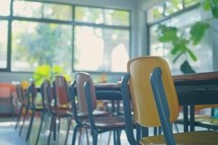 Empty Classroom Background Wallpaper Product Image 1