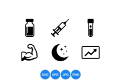 Medical Health Icons For Wellness Projects Product Image 1