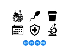 Medical Health Vector Icons For Clinic Use Product Image 1