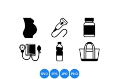 Medical Health Care Icons For Clinic Use Product Image 1
