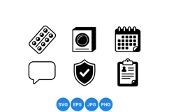 Line Style Medical Icon for Healthcare Use Product Image 1