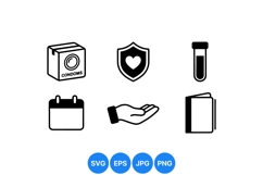 Medical Health And Safety Icon SVG Product Image 1