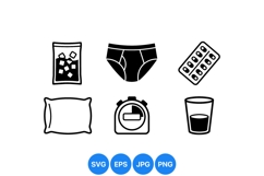 Minimalist Vector Icon For Daily Essentials Product Image 1