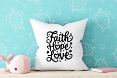 Faith hope love quote Svg Png Product Image 2