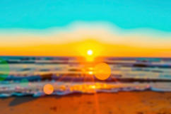 Ocean With Sun Bokeh Background Product Image 1
