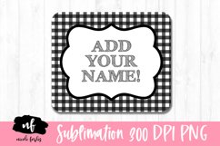 Mouse Pad Monogram Sublimation Design Product Image 1