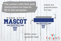Basketball SVG | Basketball Template 005 | Shirt Design Product Image 6