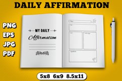 Amazon kdp daily affirmation interior for kindle publisher Product Image 1