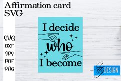 Affirmation Card SVG Design | Positive Affirmation Quotes Product Image 1