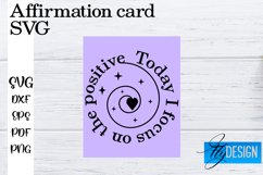 Affirmation Card SVG Design | Positive Affirmation Quotes Product Image 1
