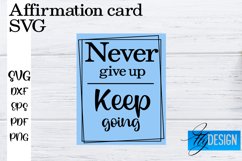 Affirmation Card SVG Design | Positive Affirmation Quotes Product Image 1