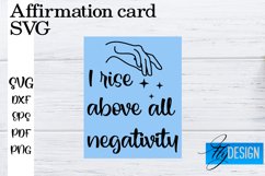 Affirmation Card SVG Design | Positive Affirmation Quotes Product Image 1