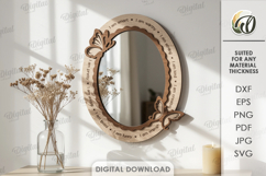 Affirmation Mirrors Bundle Laser Cut. Home Decor SVG Product Image 10