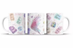 This is a mug sublimation affirmation in PNG file format. It is with a very high resolution and is perfect for mug gifts.