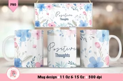 Affirmation Mug Sublimation Designs, Self Love Png, Positive Quotes PNG, Black History PNG, Mug Wrap
