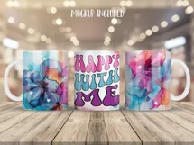 Affirmation Mug Sublimation Designs, Self Love Png, Positive Quotes PNG, Black History PNG, Mug Wrap