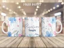 Affirmation Mug Sublimation Designs, Self Love Png, Positive Quotes PNG, Black History PNG, Mug Wrap