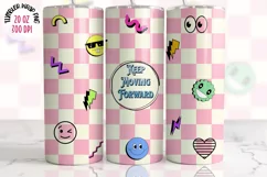 Tumbler Sublimation Affirmations Bundle, 20 oz tumbler wrap, Png Self Love