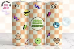 Tumbler Sublimation Affirmations Bundle, 20 oz tumbler wrap, Png Self Love