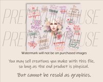 Black Girl Inspiration / Affirmations Skinny Tumbler WrapPNG Product Image 3