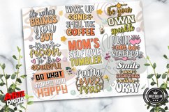 Mother&#039;s Day Tumbler Wrap PNG Mom Daily Affirmations tumbler Product Image 3