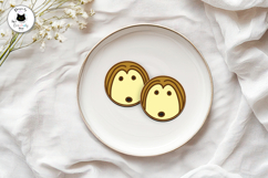 Round Dog Stud Earrings Laser Cut Vol.1 | Dog Earrings SVG Product Image 3