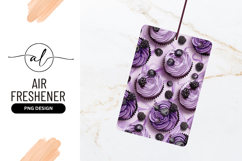 Purple Cupcakes Blackberry Blueberry Elegant Pattern Product Image 1