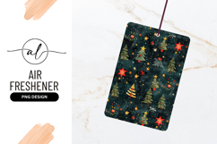 Christmas Trees Stars And Ornaments Pattern Product Image 1