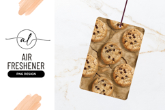 Chocolate Chip Cookies On Cracked Background Air Freshener Product Image 1