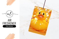 Yellow Rubber Duck Toy Png Air Freshener Product Image 1