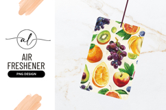 Watercolor Fruit Illustration Seamless Pattern Fresh Food Product Image 1
