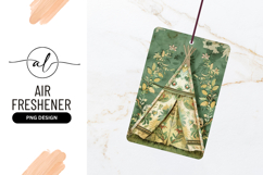 Decorative Floral Teepee Air Freshener Png Artwork Product Image 1