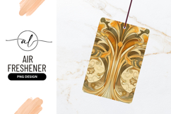 Art Nouveau Inspired Decorative Floral Background Product Image 1