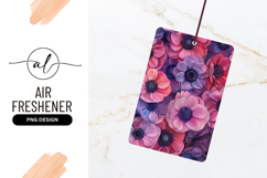 Anemone Flower Background In Pink And Purple Product Image 1