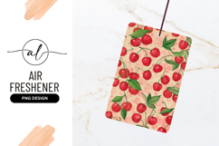 Cherries And Leaves Seamless Pattern For Fabric Product Image 1