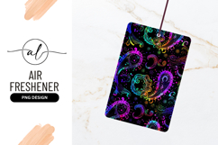 Colorful Paisley Pattern Air Freshener Png Product Image 1