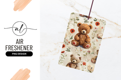 Teddy Bear Floral Pattern Cute Illustration Product Image 1