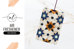 Star Pattern Tile Seamless Texture Air Freshener Product Image 1
