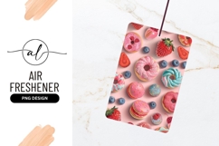 Assorted Donuts Strawberries And Blueberries Pattern Product Image 1