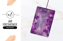 Purple Orchids On Textured Abstract Background Product Image 1