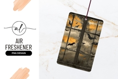 Halloween Bats Flying Through Distressed Window Product Image 1