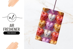 Heart Pattern Background With Air Freshener Png Product Image 1