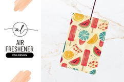 Summer Fruit Popsicle Pattern Colorful Illustration Product Image 1